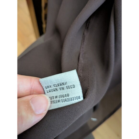 Vtg 90s Y2K ICE Silk Wrap Dress Leopard Print Midi Sheer Flowy Lightweight Sz 8 - Picture 10 of 13